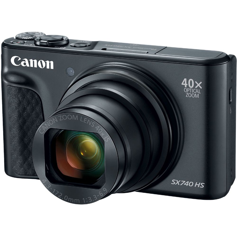 Canon PowerShot SX740 HS Digital Camera (Black) (2955C001) + 64GB 4K AOM Pro Kit - Image 5