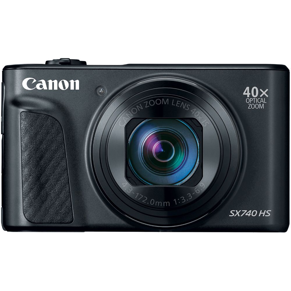 Canon PowerShot SX740 HS Digital Camera (Black) (2955C001) + 64GB 4K AOM Pro Kit - Image 3